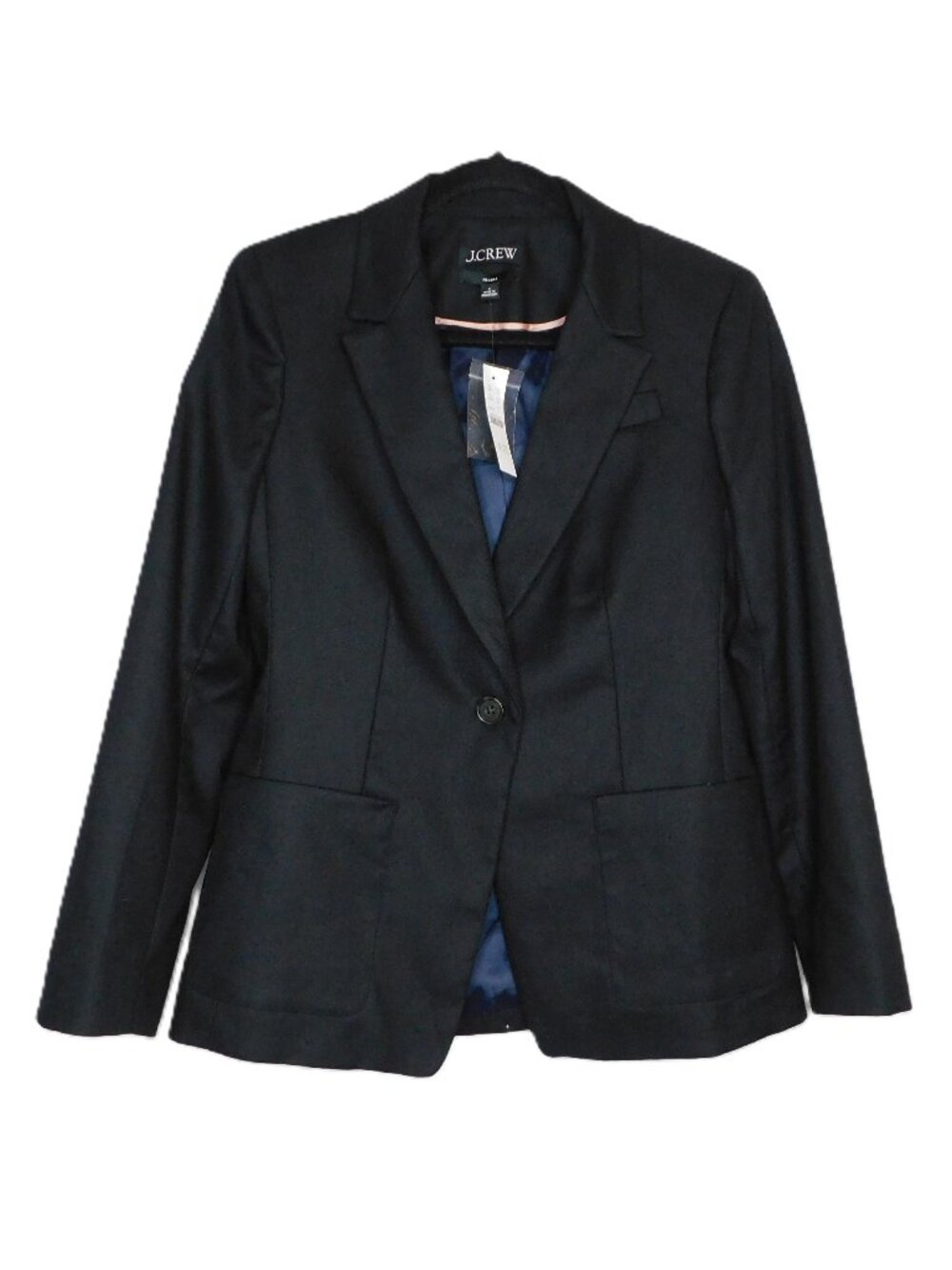 J. Crew Helena Blazer in Stretch Linen Blend | Black | Preppy | 2024 | NWT | 4